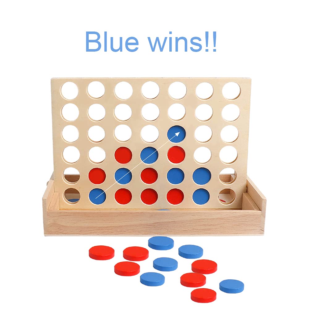 Jeux de société en bois 10,16 cm, Jeux pour les voyages Jeux de société Pliable Classique