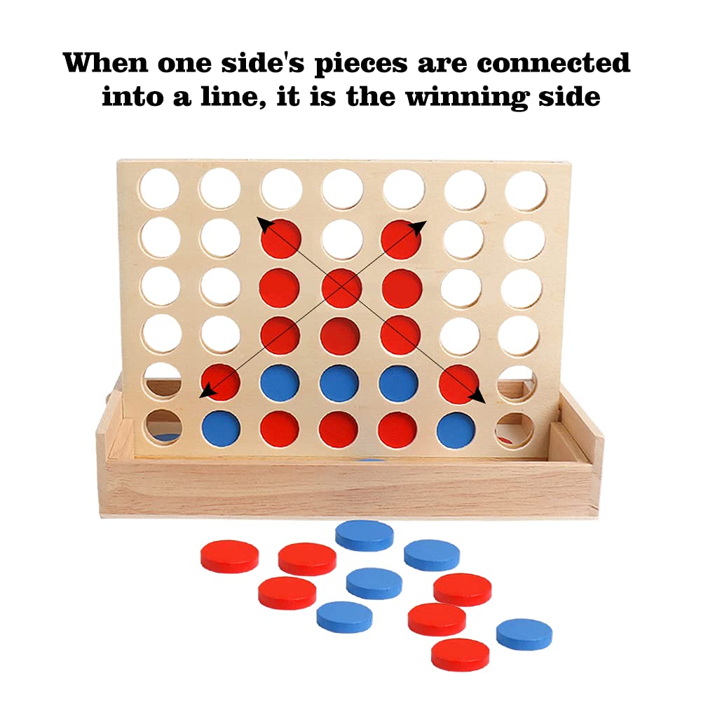 Jeux de société en bois 10,16 cm, Jeux pour les voyages Jeux de société Pliable Classique