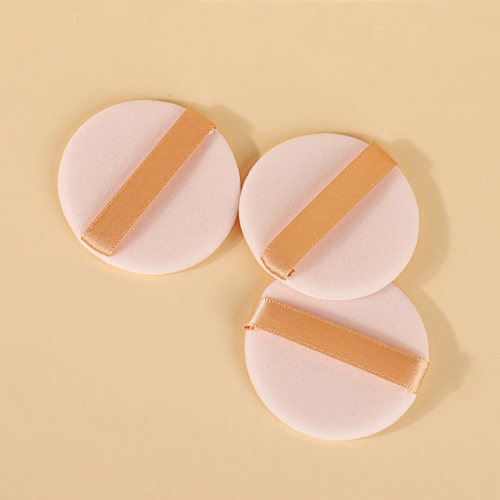 OVW Professional Round Face Body Foundation Powder Sponge Portable Soft Cosmetic Makeup Sponge