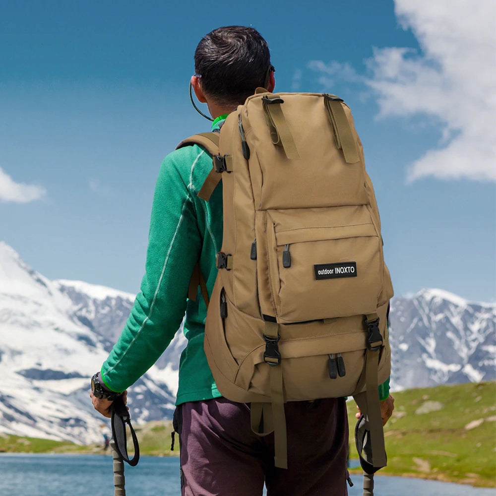 Sac à dos de camping 40 l, étanche, pour alpinisme, randonnée