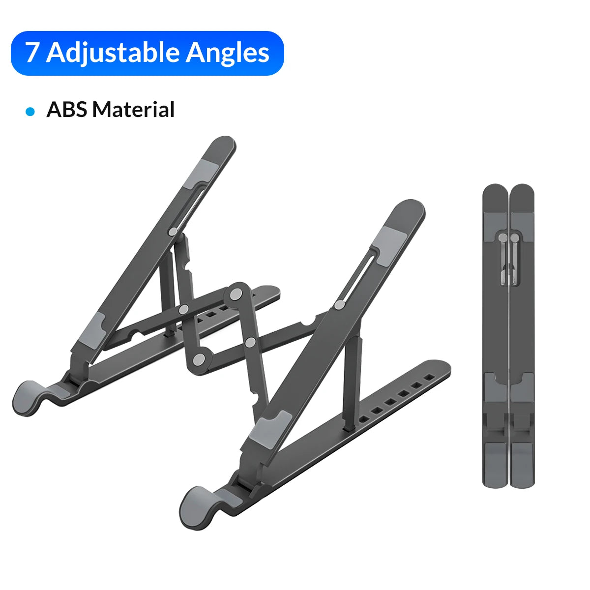 Support pour ordinateur Portable pliable ORICO, support pour ordinateur Portable réglable en aluminium support pour ordinateur, 7 Angles pour tablettes MacBook