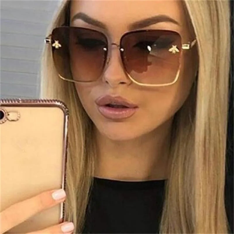 Lunettes de soleil unisexes pour femmes, lunettes de créateur, lunettes de haute qualité, marque de luxe, mode féminine, 2021