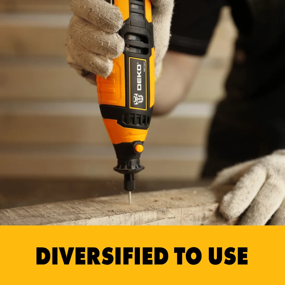 Perceuse électrique DKRT135ST/170ST 220V AC, vitesse variable, mini meuleuse, outil pour meulage/coupe/ponçage/bois