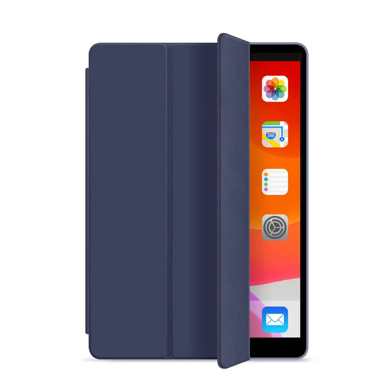 Coque iPad universelle 2026 – Protection antichoc multi-modèles avec rabat Tri-Fold et fonction auto veille