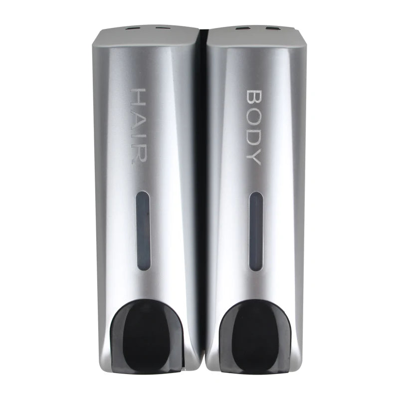 350ml Wall Mounted Soap Dispenser – single, double or triple, practical design for bathroom and shower