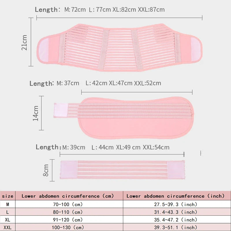 Ceinture de grossesse, Bandes ventrales de soutien pour femmes enceintes, soins de la taille, protection de l'abdomen, Bandage amincissant, vêtements de maternité