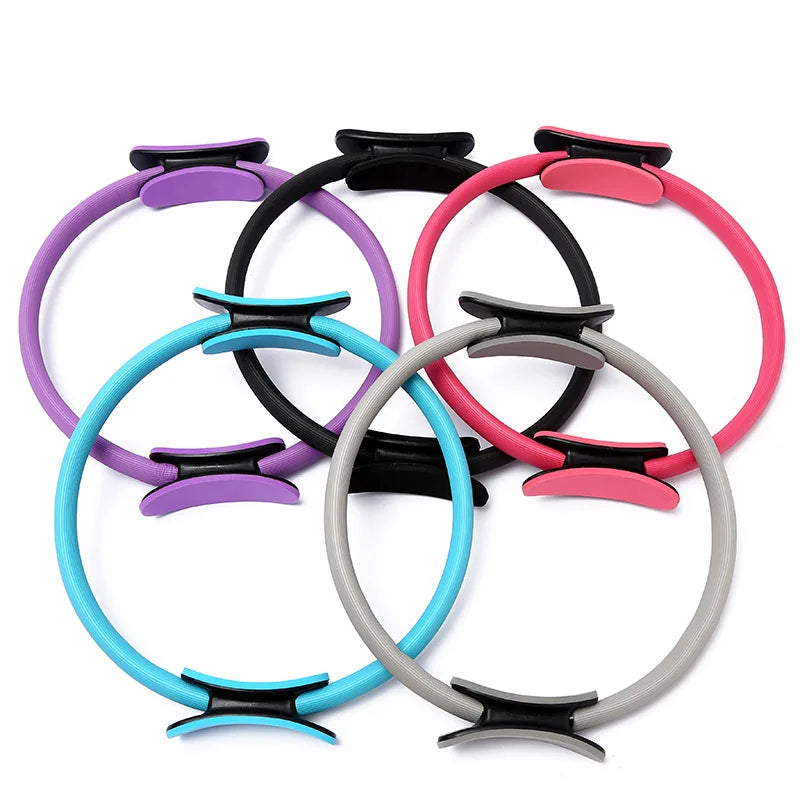 Anneau de Yoga et Fitness pour Femme, Accessoire d'Entraînement Musculaire Professionnel, Pilates, Exercice à Domicile, 38cm