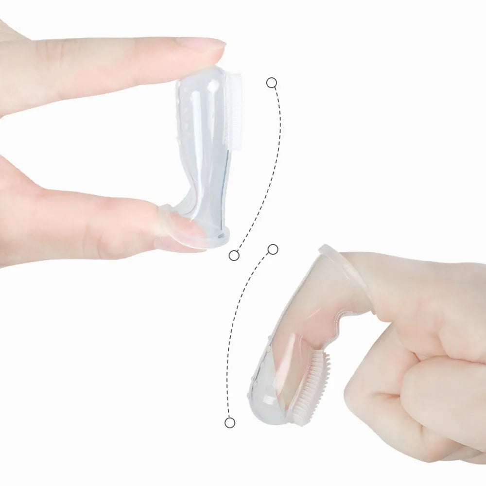 Brosse à dents en Gel de silice Super doux pour animaux de compagnie, accessoire de nettoyage buccal pour chiens, chats, mauvaise haleine, tartre, outil de soins dentaires