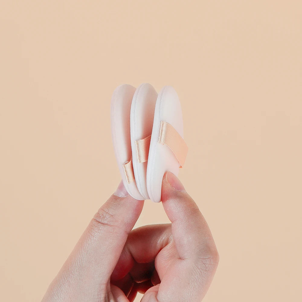 OVW Professional Round Face Body Foundation Powder Sponge Portable Soft Cosmetic Makeup Sponge