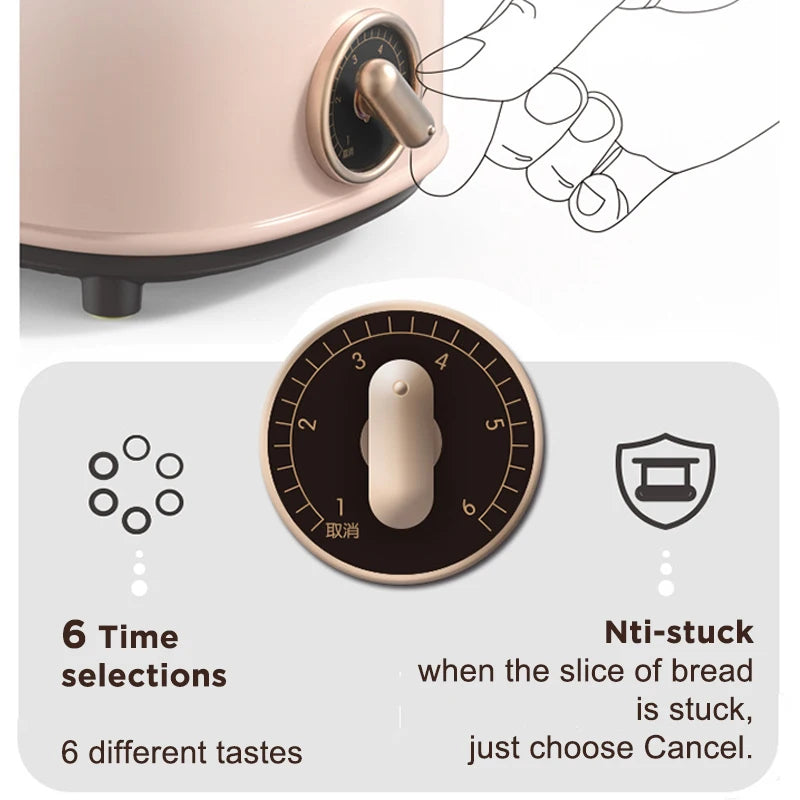 Grille-pain pour sandwichs Gaufrier électrique de cuisine Double four 220V mini grille-pain à convection d'air chaud pour pain cuit