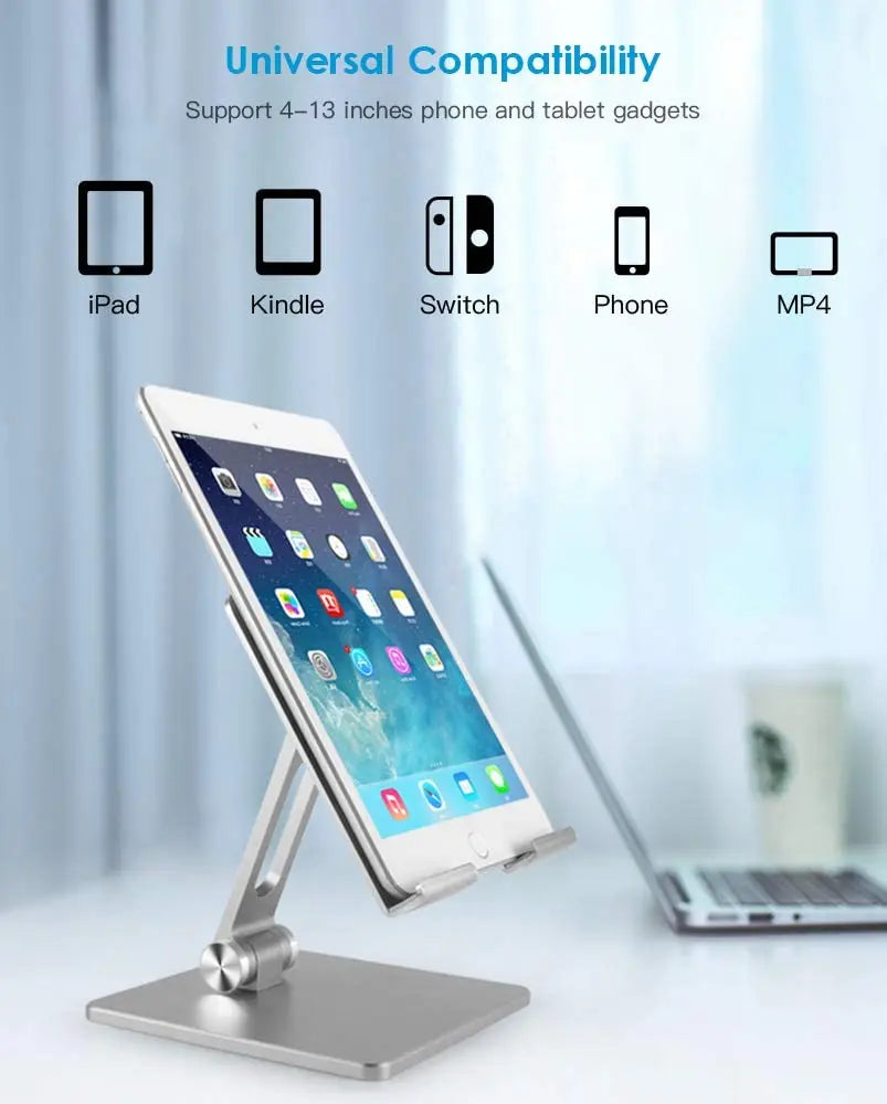 Aluminiumlegierung Handyhalter Desktop Tablet Unterstützung Metall Handy Unterstützung für iPhone iPad
