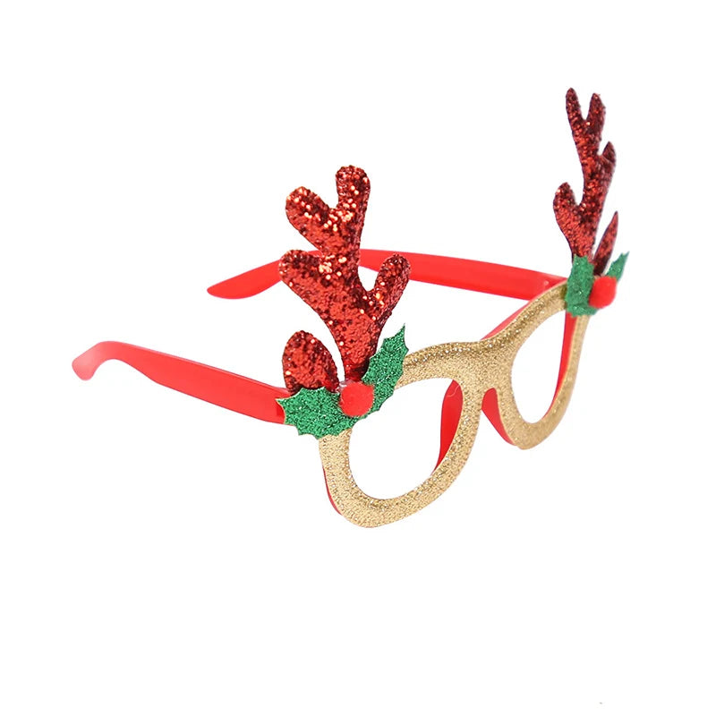 Lunettes de joyeux noël pour enfants et adultes, décoration de fête de noël, ornements de décoration