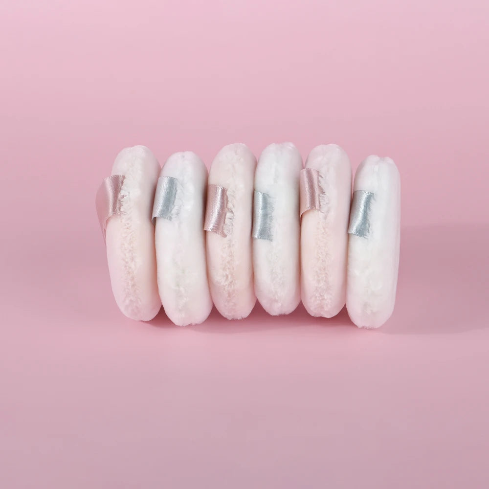 OVW Professional Round Face Body Foundation Powder Sponge Portable Soft Cosmetic Makeup Sponge