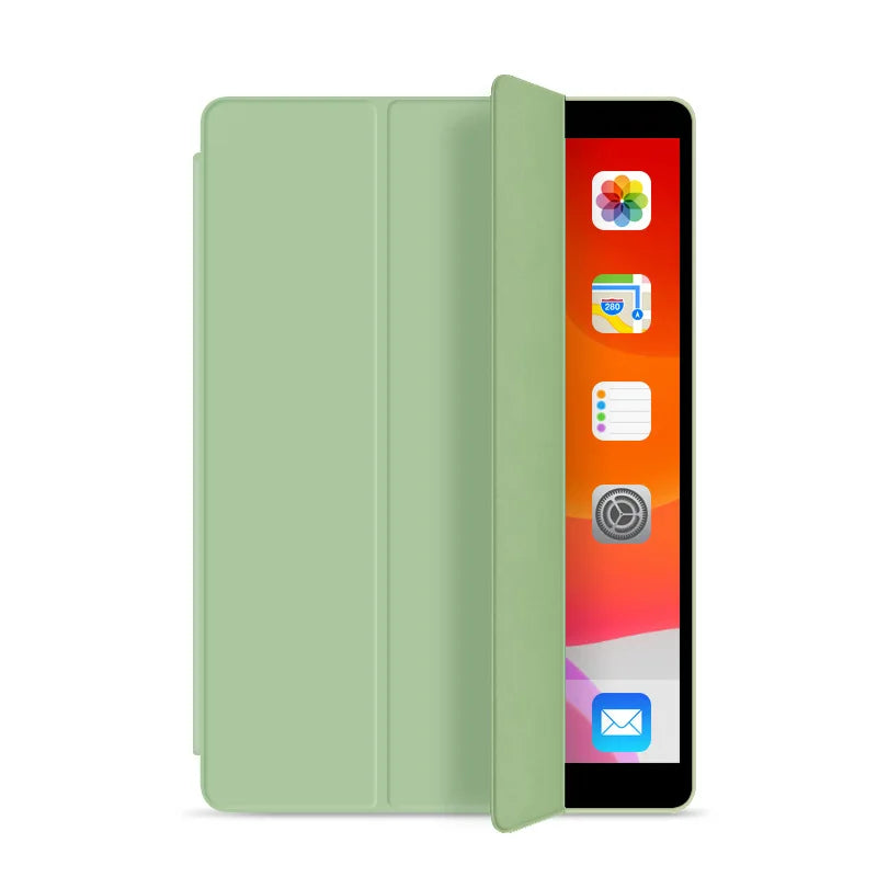 Coque iPad universelle 2026 – Protection antichoc multi-modèles avec rabat Tri-Fold et fonction auto veille