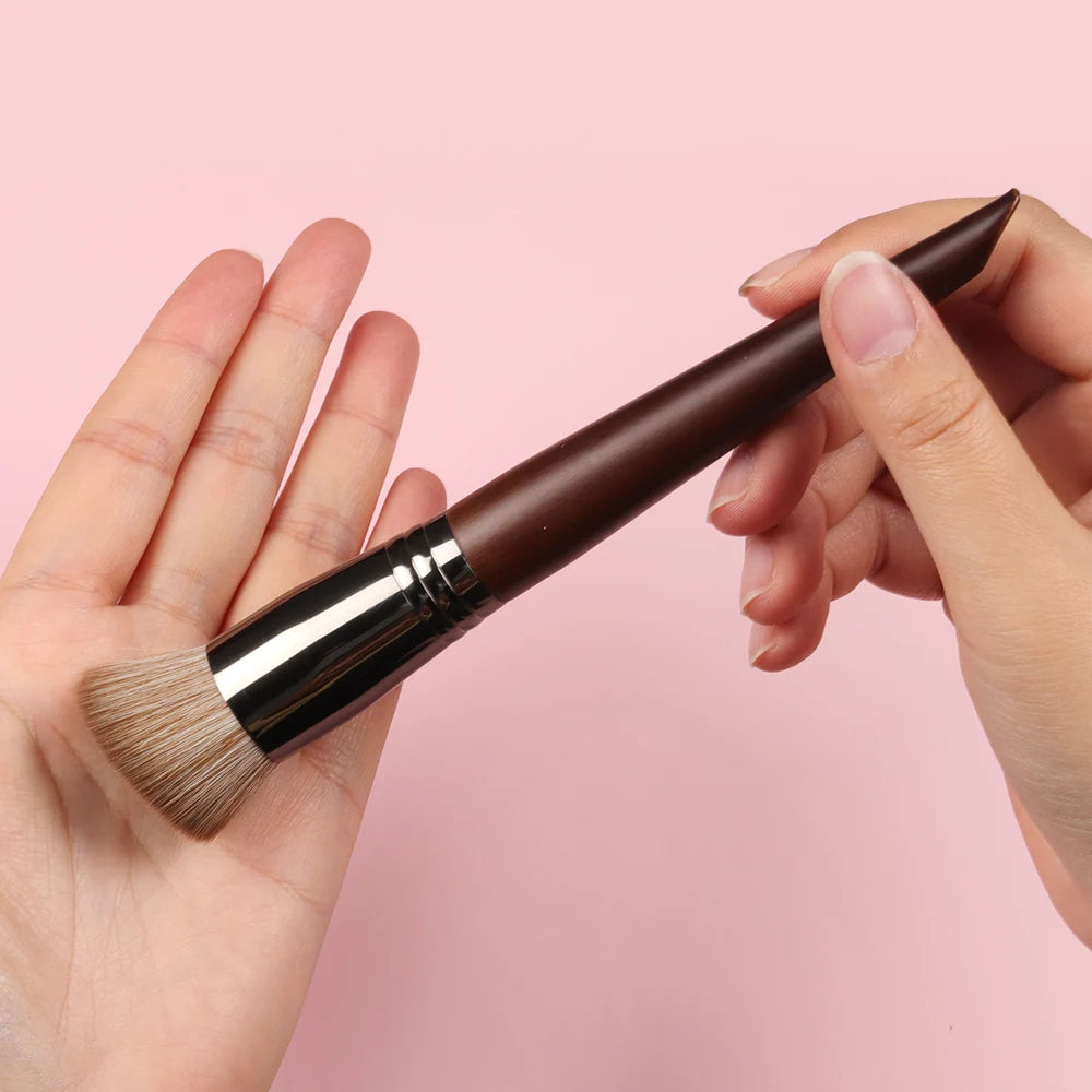 1 Stück OVW Foundation Pinsel Soft Duo Powder Liquid Concealer Rouge Creme Maskenpinsel