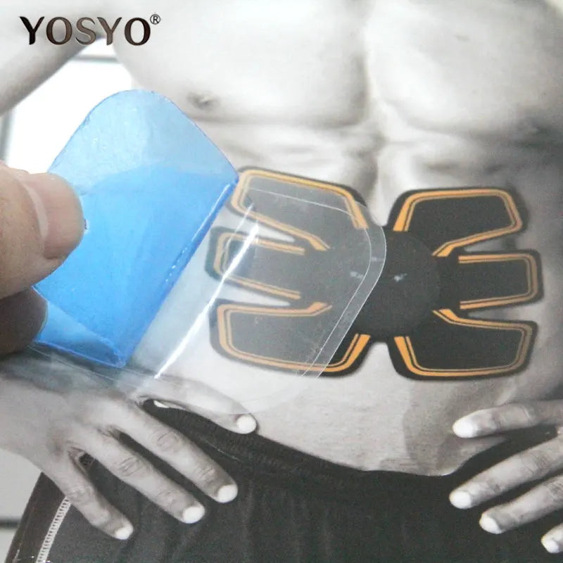 Coussinets de gel de remplacement pour stimulateur musculaire EMS — Compatible ceintures abdominales