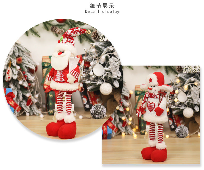Grandes poupées de décorations de Noël pour enfants, ornements d'arbre de Noël
