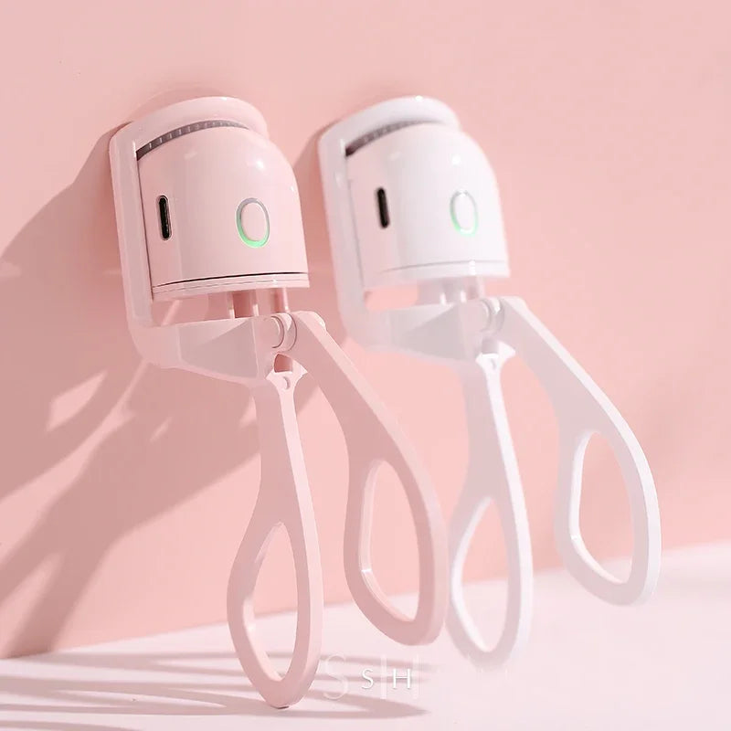 Recourbe-cils chauffant, recourbe-cils électrique rechargeable par USB avec 2 niveaux de température, chauffage rapide et effet de bouclage longue durée