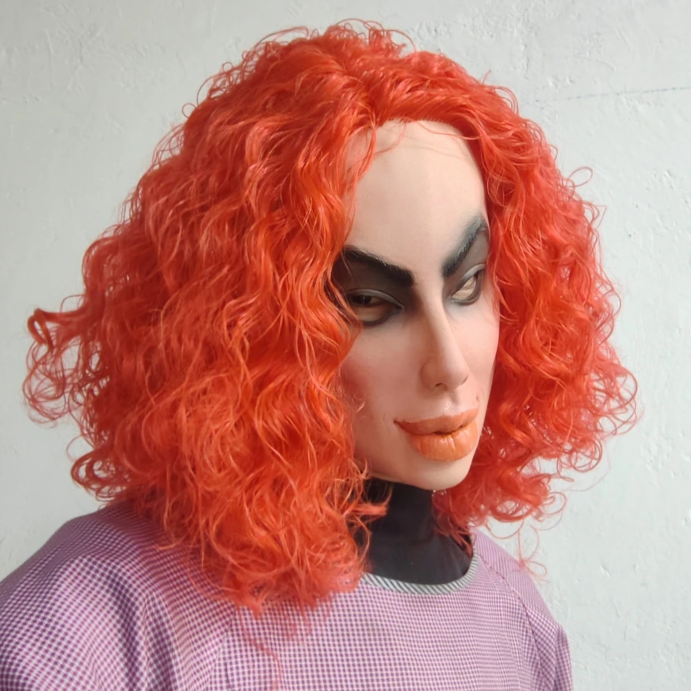 Rubber and latex mask, theme party accessory