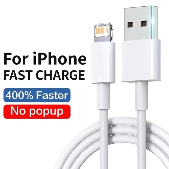 Chargeur rapide PD 35 W USB-C avec câble de charge – Compatible iPhone