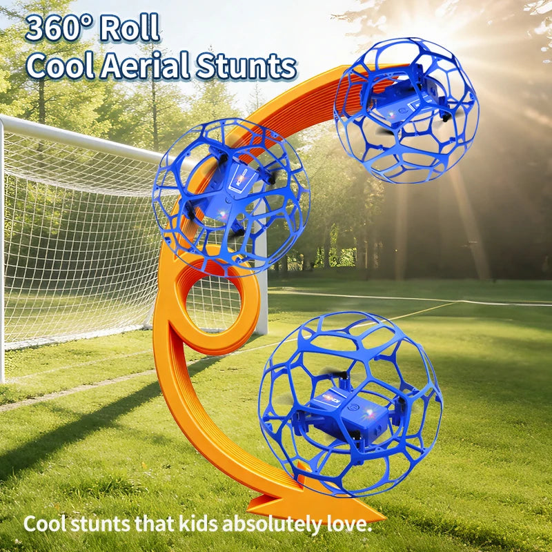 2026 K26 RC Football Drone 3D – Télécommande, protection complète, pression d’altitude, quadrirotor pour enfants et adultes