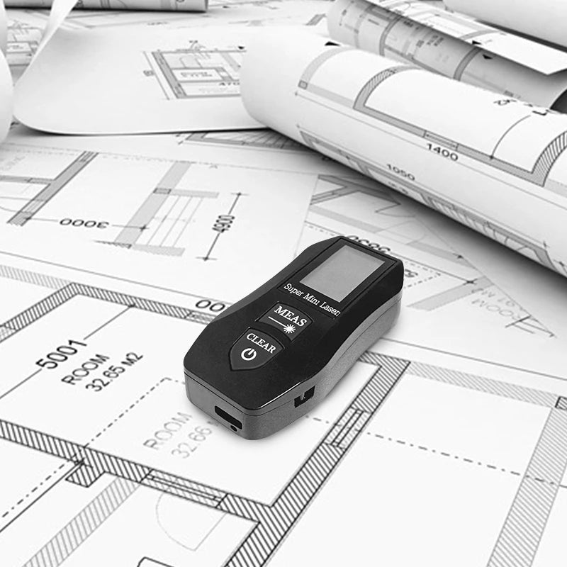 Télémètre laser numérique haute précision, outil de construction rechargeable par USB, 30 m