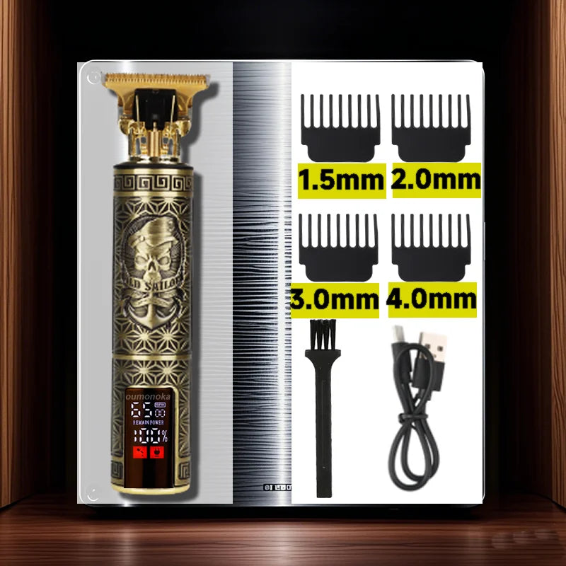 Rasoir électrique professionnel T9 pour hommes – Tondeuse à barbe et cheveux