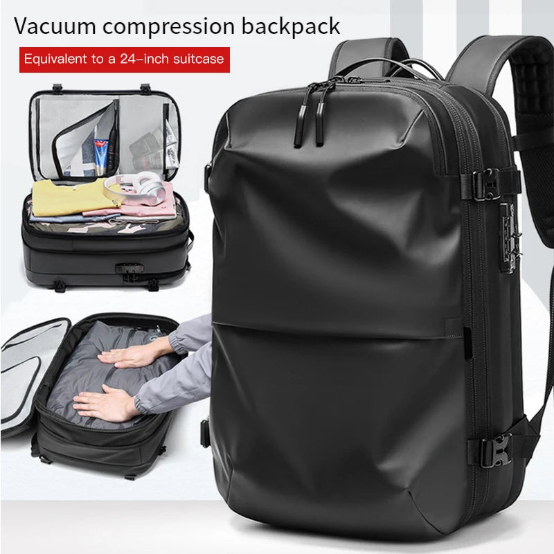 Sac à dos SUSHIMU – Voyage d’affaires unisexe, grande capacité, compartiment ordinateur portable et séparation humide/sèche