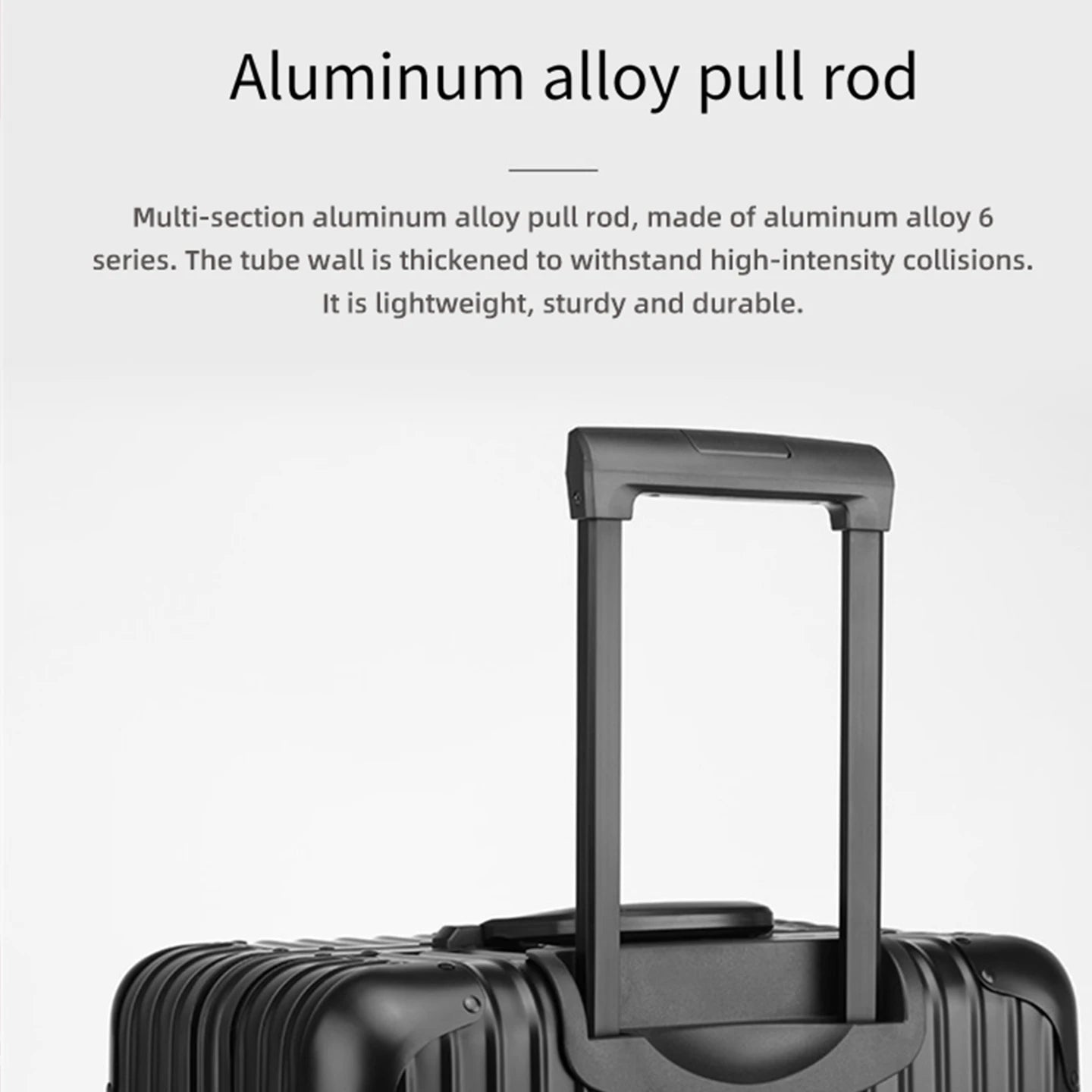 Valise télescopique en alliage d’aluminium et de magnésium – bagage rigide à roulettes, 20, 22, 24, 26 et 29 pouces