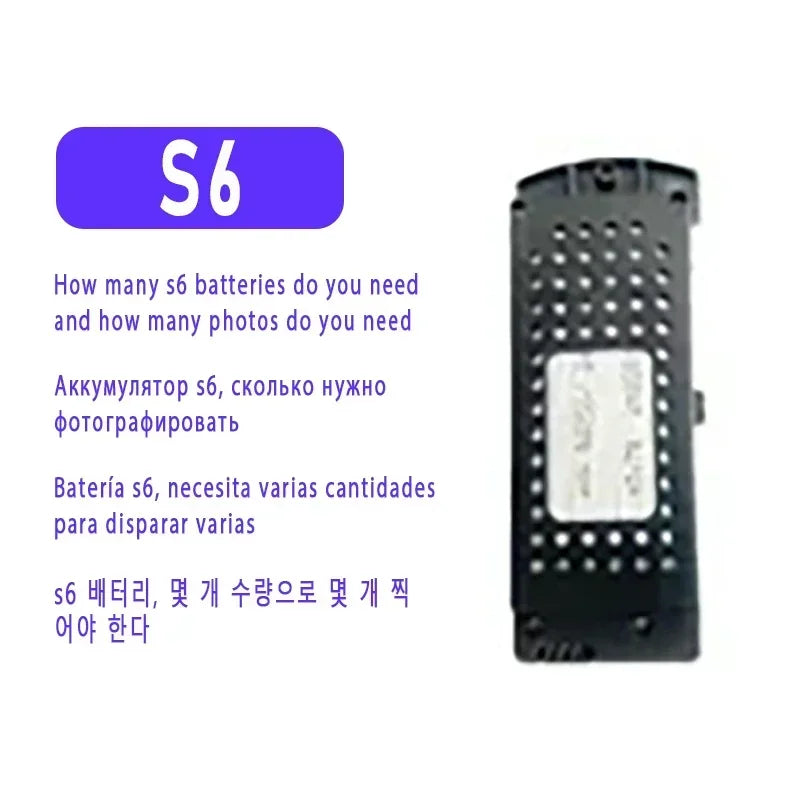 Batterie de Drone pour V168 V8 V88 S118 S6 P14 P15 Z908 S1S S2S V168 S196GPS V196 batterie de Drone