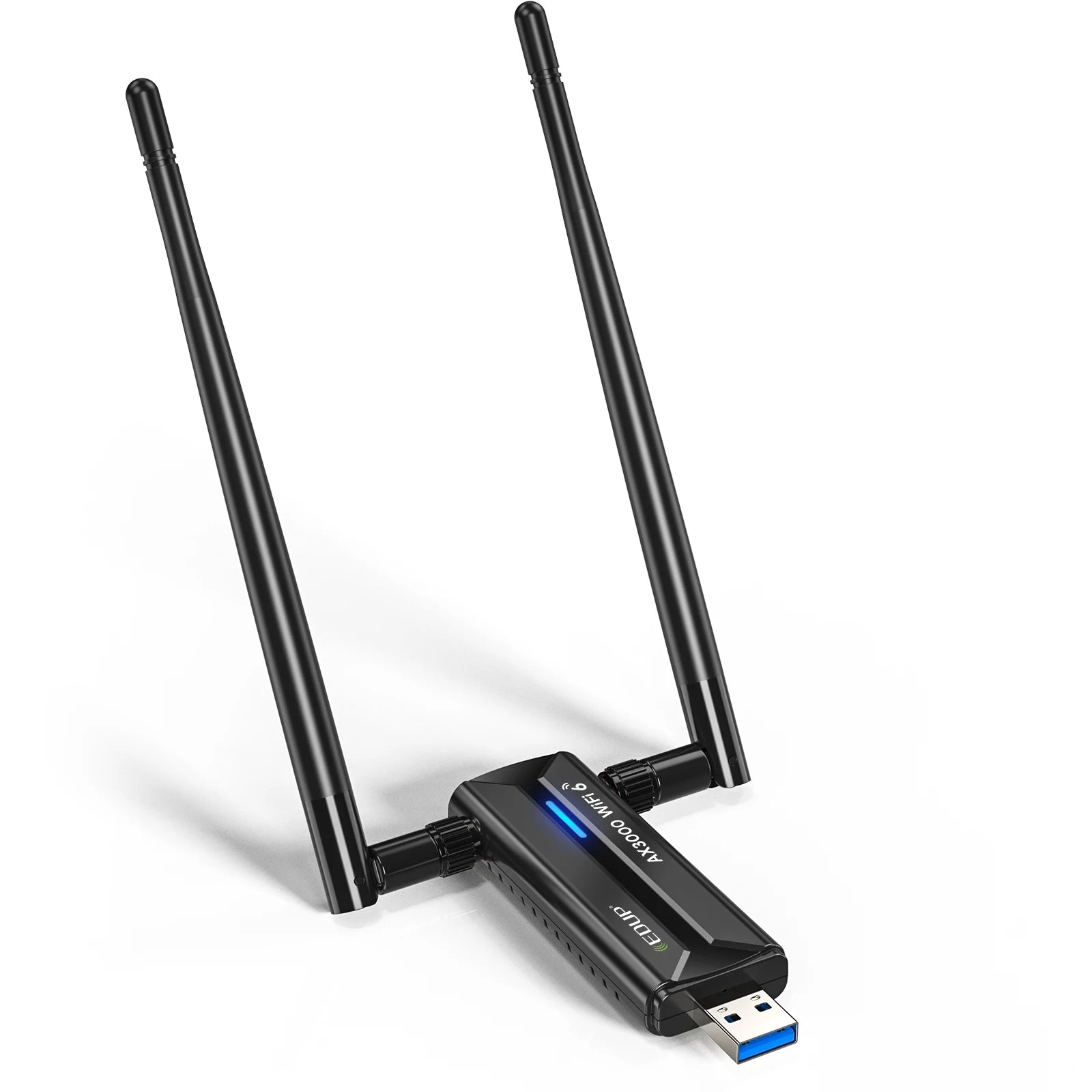 Adaptateur WiFi Tri-bande 2.4G 5G 6G EDUP WiFi 6E, carte réseau sans fil 3000Mbps USB 3.0, antenne à Gain élevé récepteur Wifi Dongle