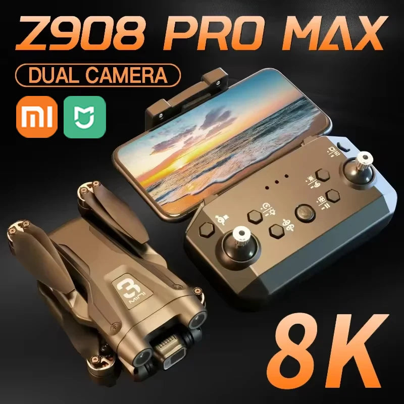 Drone professionnel Xiaomi Mijia Z908 Pro/MAX Mini avec WiFi, localisation du flux optique, évitement d'obstacles à 3 côtés, quadcopter
