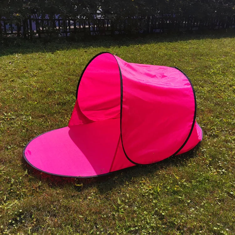 Tente de camping de plage UV portable, extérieur, pop-up, ouverte, polymères, pliante, automatique, pour 1 à 2 personnes