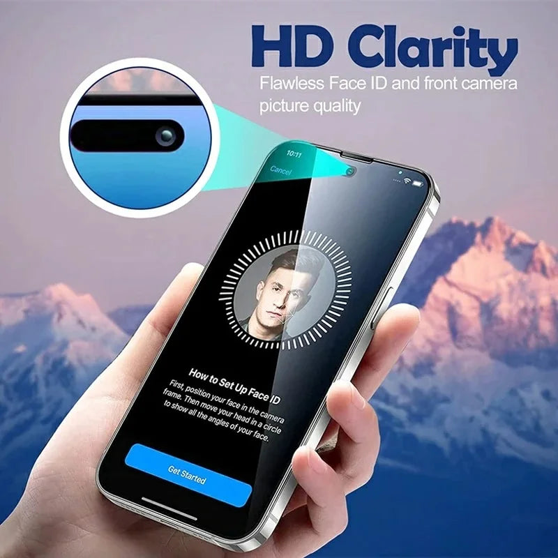 Film de protection d’écran Ultra HD en verre trempé 9H (lot de 3)