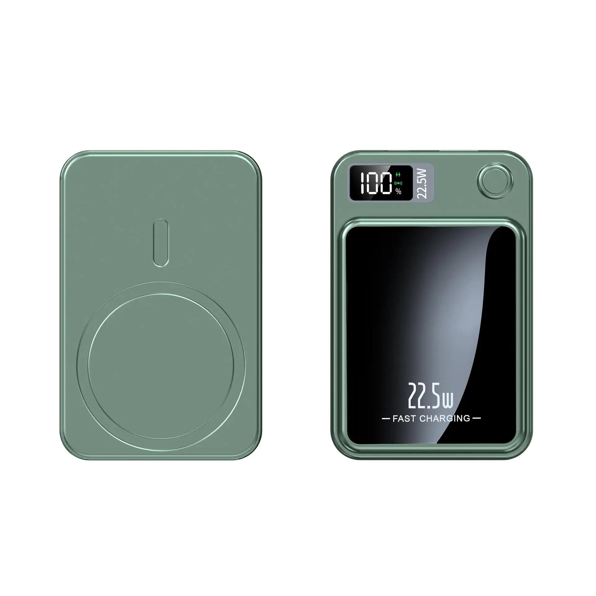 Batterie externe magnétique sans fil 100000 mAh, charge super rapide, batterie portable avec adaptateur Powerbank pour iPhone, Huawei, Samsung.