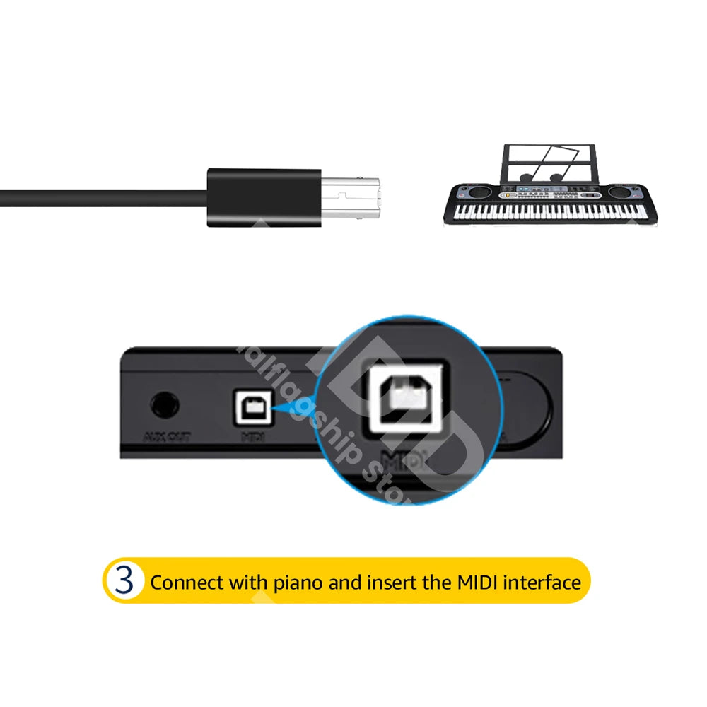 Adaptateur d'imprimante USB 2.0 USB Type B vers USB C/Micro USB/Mini USB femelle vers pour imprimante mâle, Base de disque dur, Machine de télécopie, Scanner