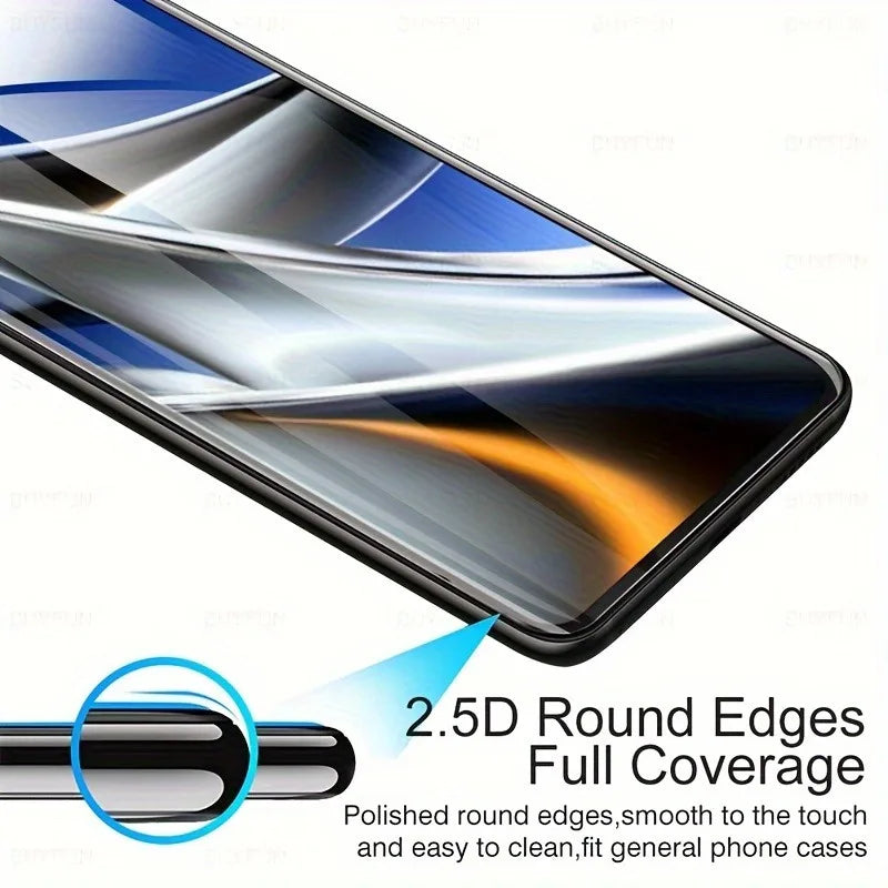 Protecteur d'écran en verre trempé HD pour Xiaomi Poco F7 Ultra Pro – Compatible Poco F6 F5 Pro F4 F3 GT