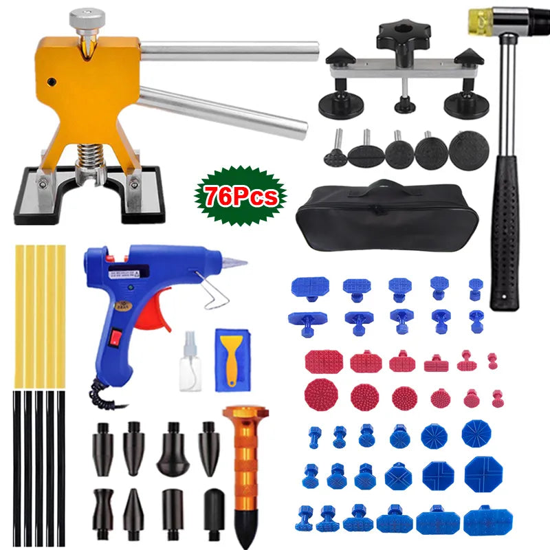 Outils de débosselage sans peinture pour carrosserie de voiture, extracteur automatique, kit flacon de ventouse, taille mixte, rénovation de voiture