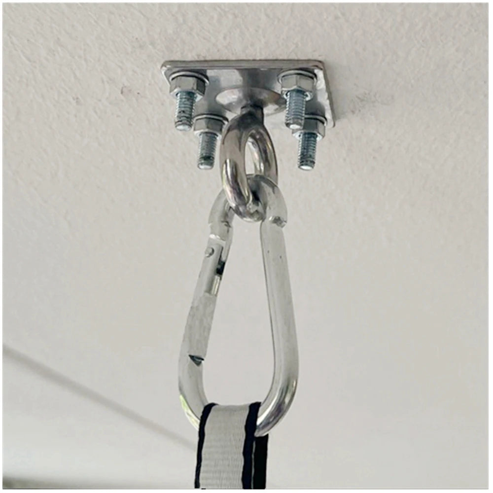 Crochet de suspension en acier inoxydable pour hamac, crochet de plafond, cintre d'injecteur, entraînement de gym, yoga aérien
