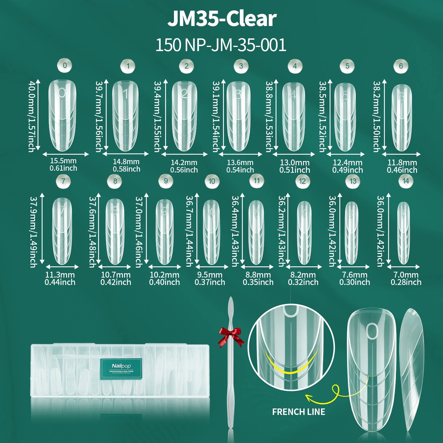 Double Formes Françaises Ovales Réutilisables 150 pcs
