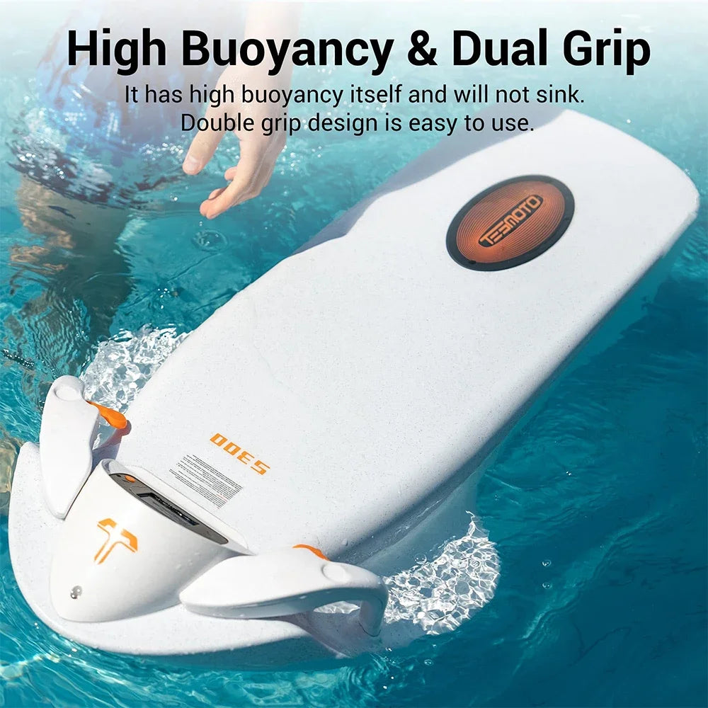 Planche de surf électrique TESMOTO S300, jusqu'à 80 minutes de jeu, bodyboard pour sports nautiques, planche de natation électrique pour femmes/hommes
