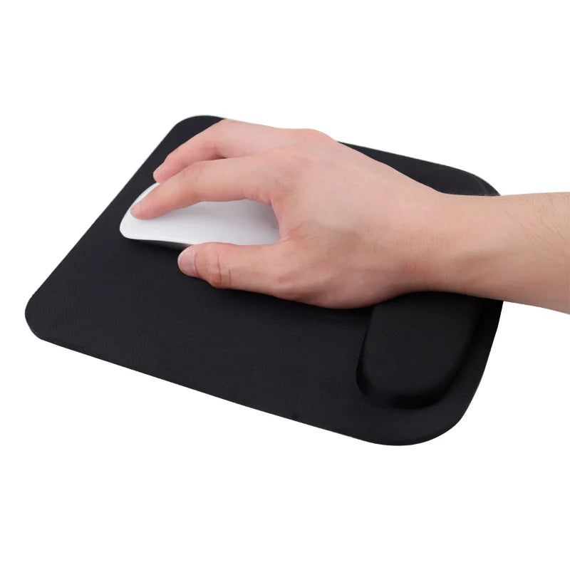 Tapis de souris de jeu d'ordinateur ergonomique, sous-tapis de poignet solide, tapis de souris confortables, accessoires de bureau
