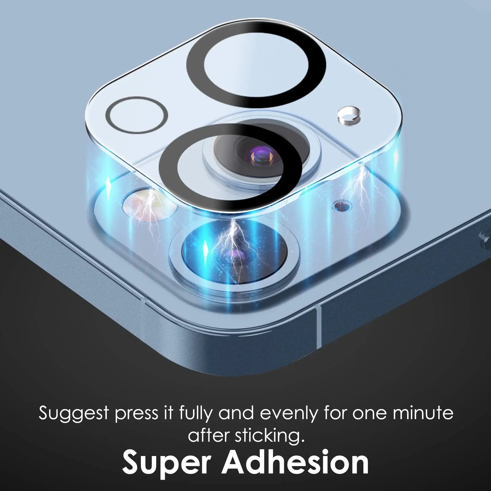 Protecteur d’objectif appareil photo 3D KENNAGE pour iPhone – Ultra HD (lot de 3)