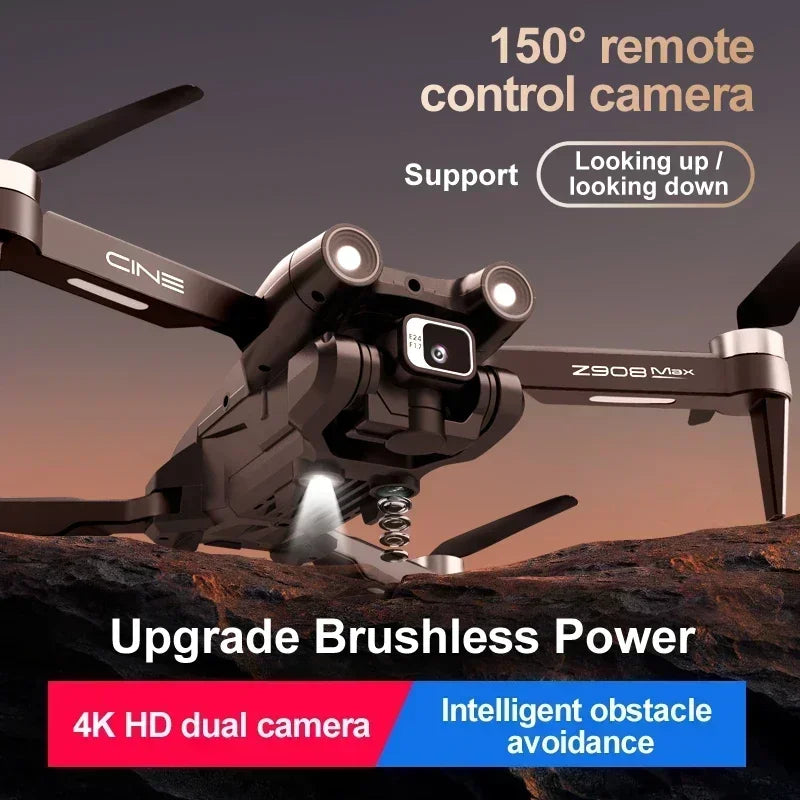 Drone professionnel Xiaomi Mijia Z908 Pro/MAX Mini avec WiFi, localisation du flux optique, évitement d'obstacles à 3 côtés, quadcopter
