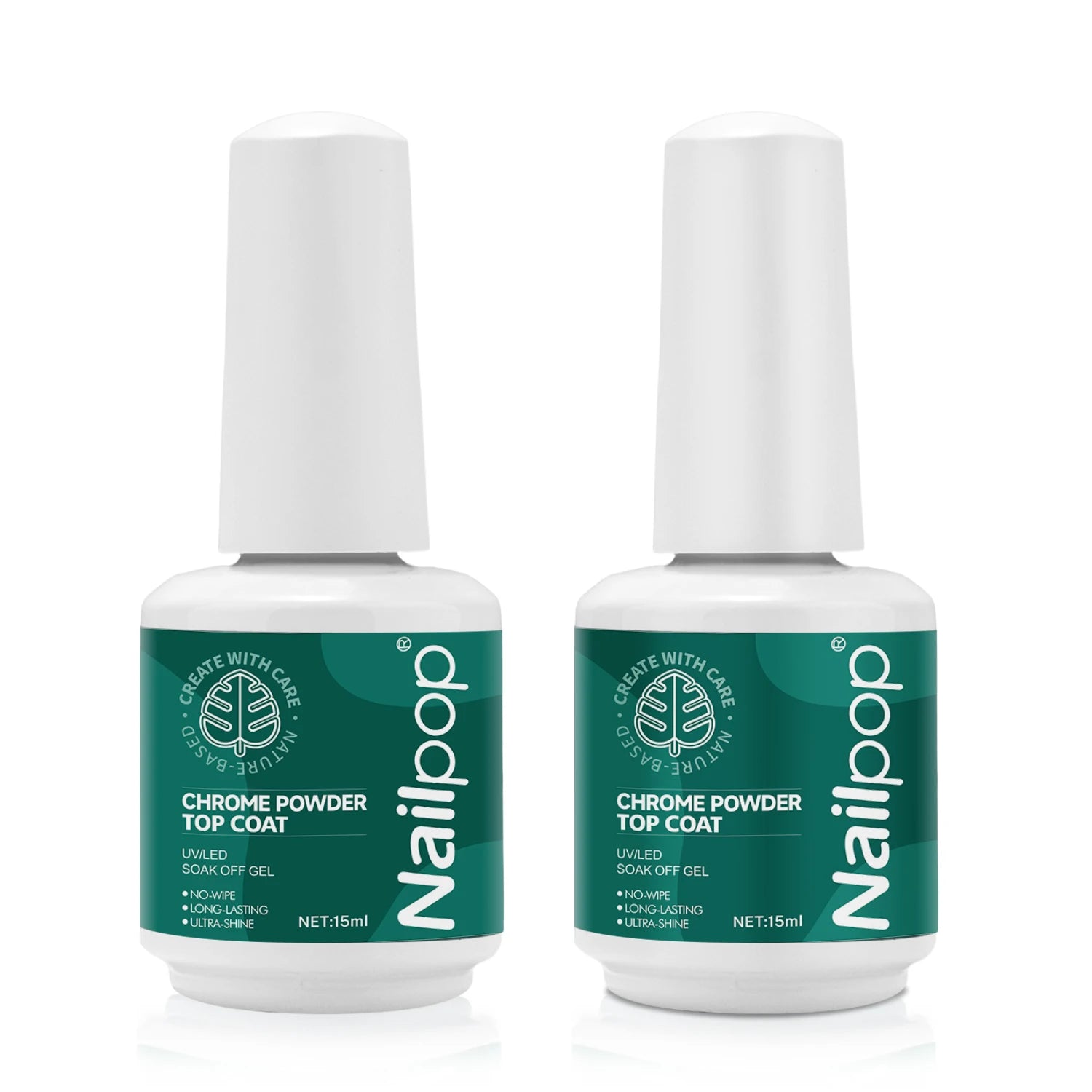 Kit Gel Base Top Coat 2 pcs, 15 ml