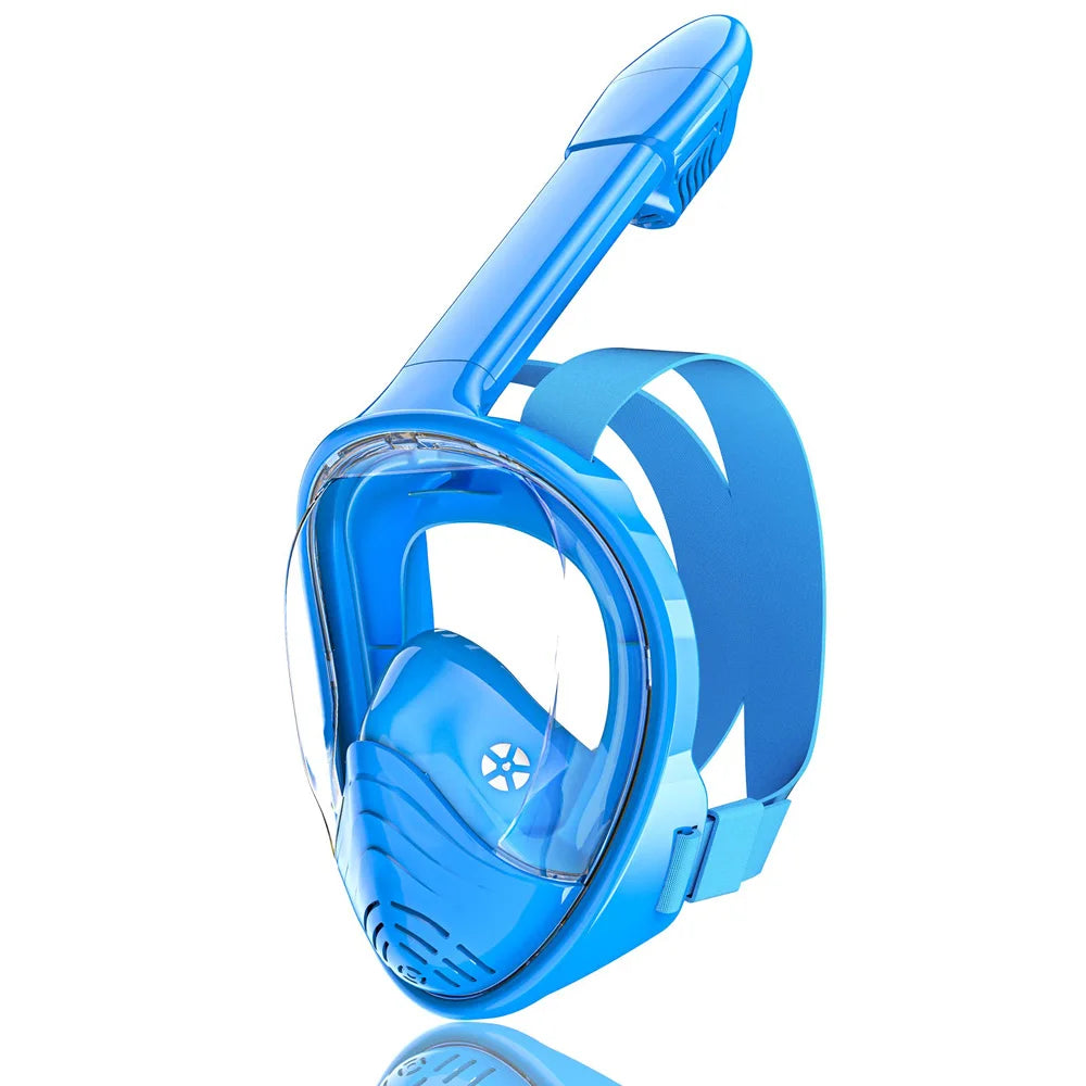Masque de plongée complet pour enfants, avec support de caméra détachable, vue large, Anti-buée, Anti-fuite, natation en apnée pour enfants