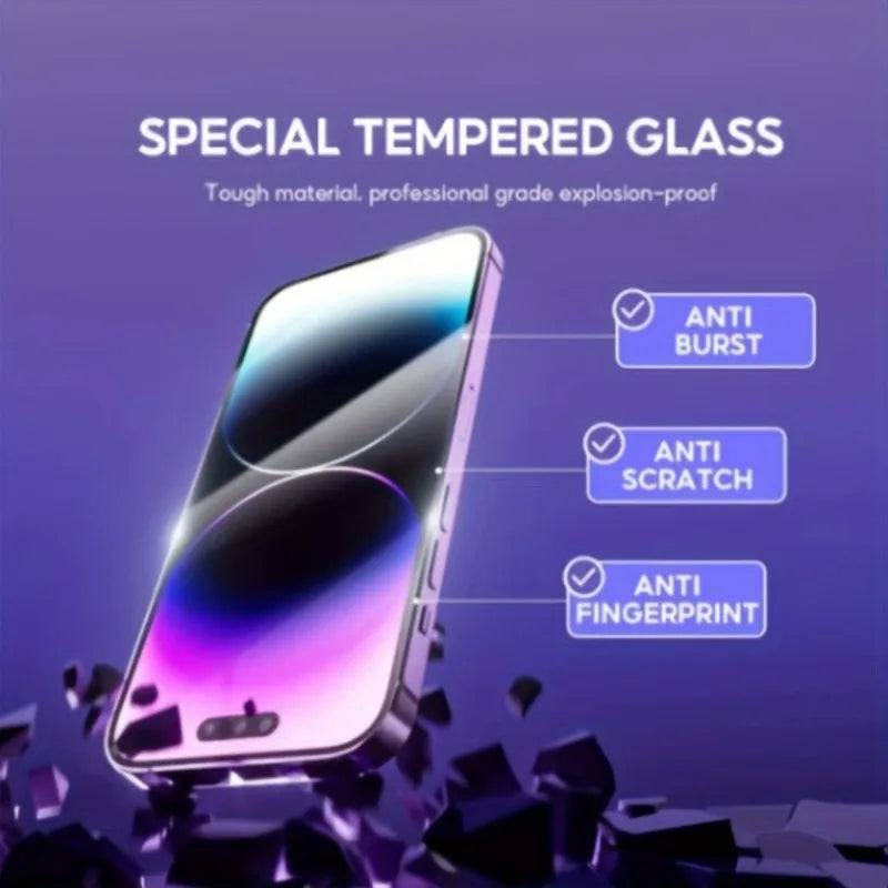 Protecteur d'écran 9D, Film en verre trempé pour iPhone 17 14 15 13 11 12 16 Pro Max Air 16E SE 7 8 Plus XR XS X, verre de protection