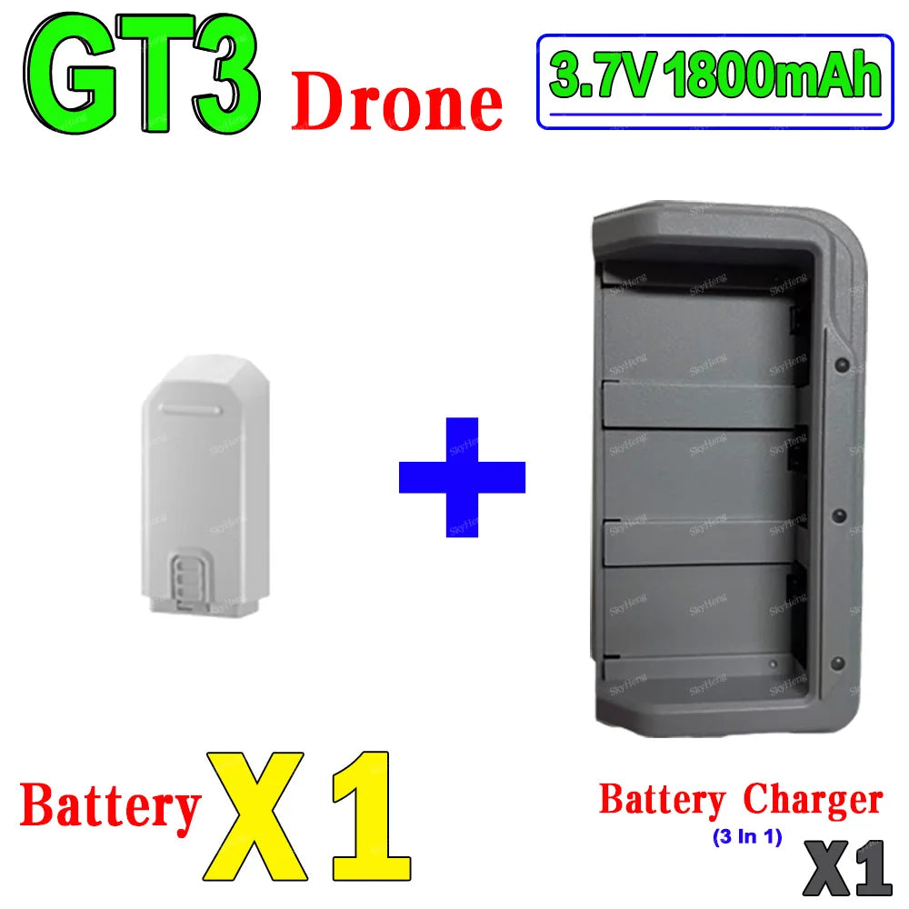 Batterie de Drone d'origine pour LSRC GT3MAX / GT3 Drone 3.7V 1800MAh batterie pour GT3 RC quadrirotor batterie de remplacement pièces d'accessoires