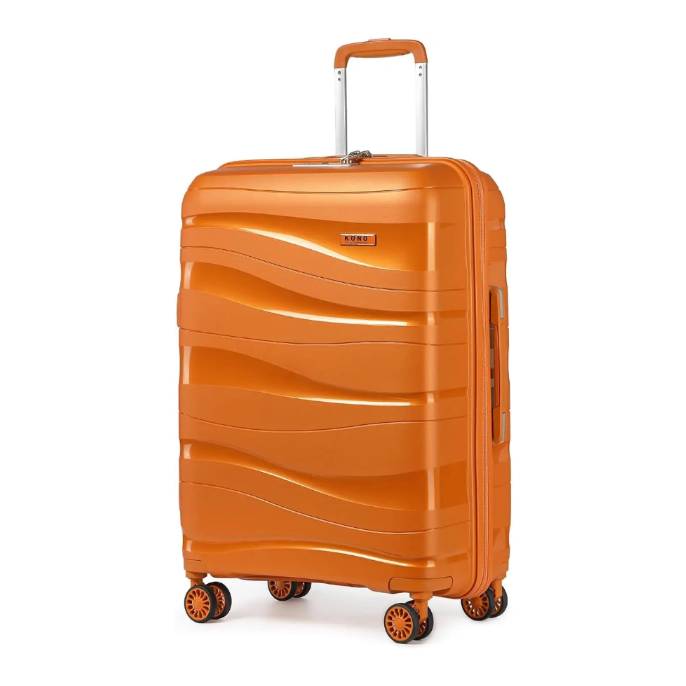 Valise rigide à roulettes légère en polypropylène avec serrure TSA KONO – M, L, XL, ensembles 2, 3 ou 4 pièces