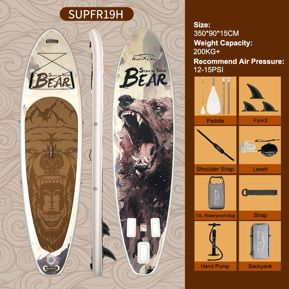 Planche de Paddle Gonflable avec Accessoires (335 / 350 / 385 cm) - Feath-R-Lite Koi Sup